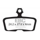 CFA616 , EBC brakes, AVID ELIKSIR/CODE 2011-2012