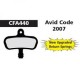 Zavorne ploščice za kolo CFA440, Avid Code 2007-2010