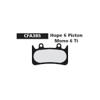 Brake pads MTB, CFA385 , Hope 6 piston, Mono 6Ti