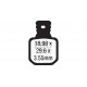 Brake pads CFA660/4, Magura MT7