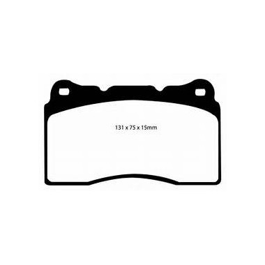 Zavorne obloge DP51210NDX , Mitsubishi Lancer EVO , bluestaff, spredaj
