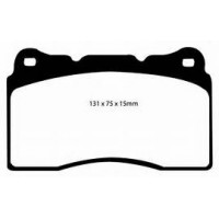 Zavorne obloge DP51210NDX , Mitsubishi Lancer EVO , bluestaff, spredaj