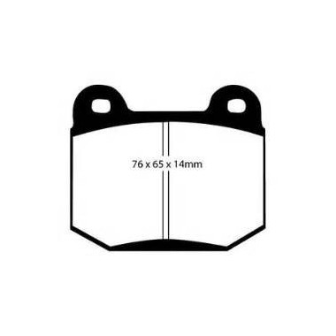 Zavorne obloge DP51537NDX , lancer EVO , zadaj